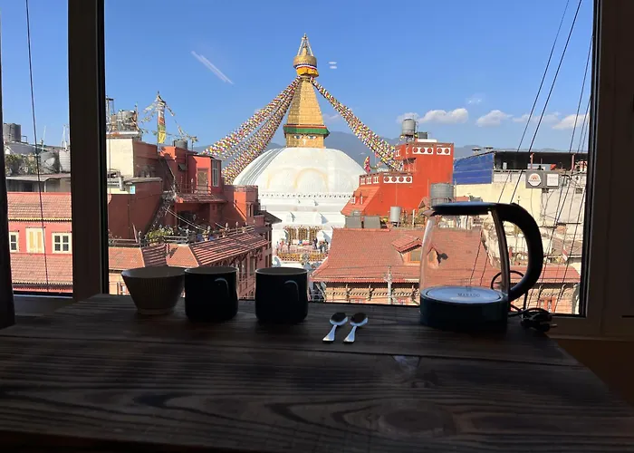 Apartamento Spacious Traditional With Boudha Stupa View Katmandú